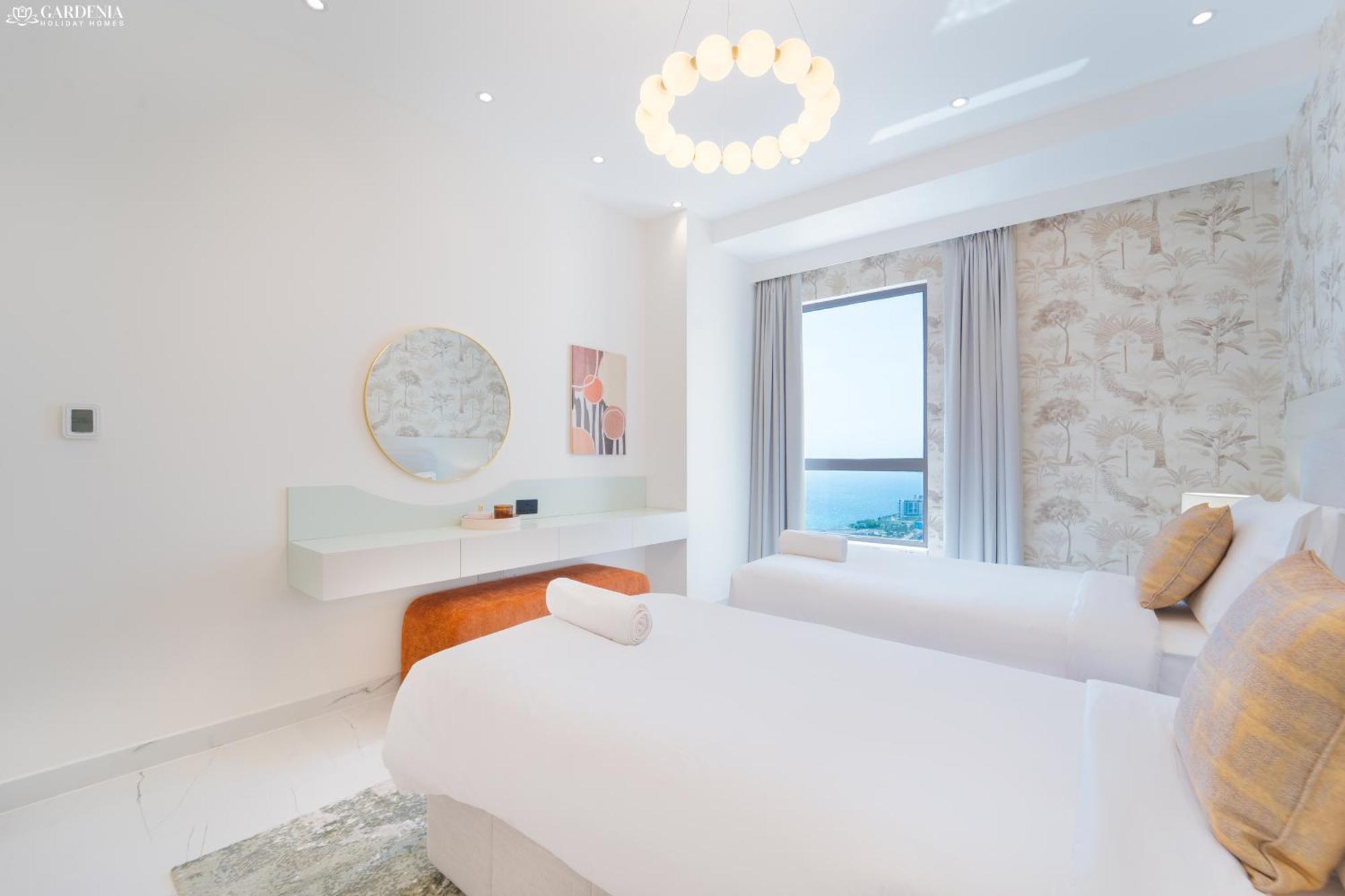 Jbr Amwaj 4 , Upgraded Sea And Ain Dubai Views, 2M Walk To Beach By Gardenia Suitse Buitenkant foto