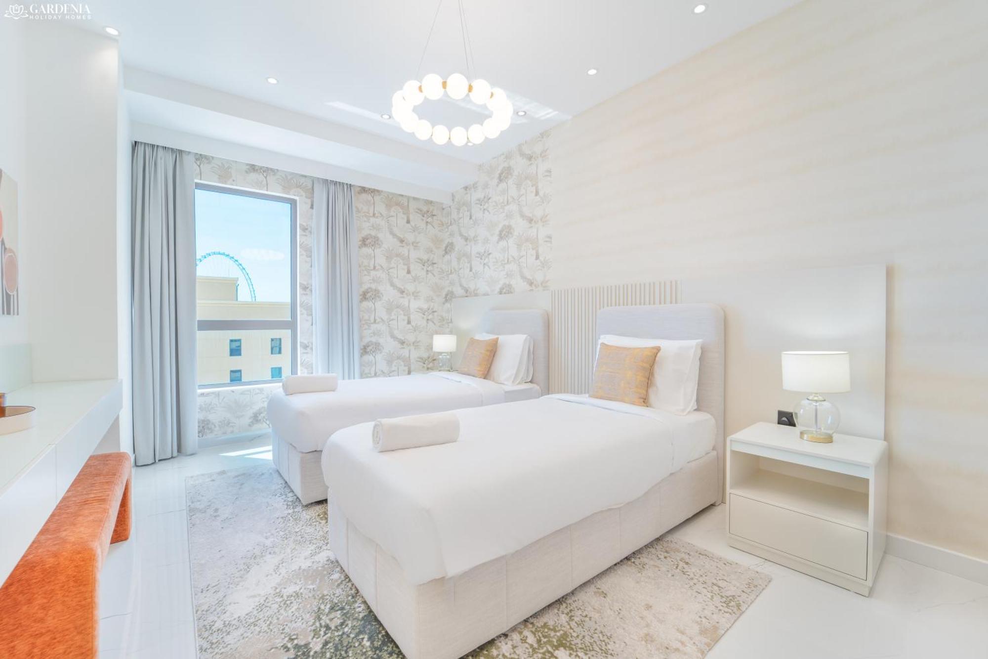 Jbr Amwaj 4 , Upgraded Sea And Ain Dubai Views, 2M Walk To Beach By Gardenia Suitse Buitenkant foto