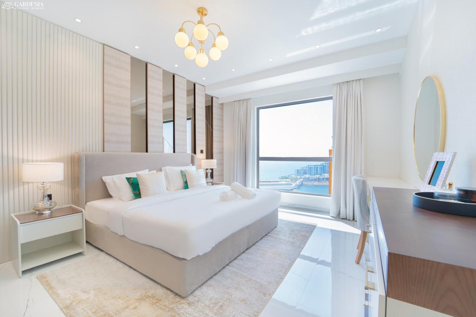 Jbr Amwaj 4 , Upgraded Sea And Ain Dubai Views, 2M Walk To Beach By Gardenia Suitse Buitenkant foto