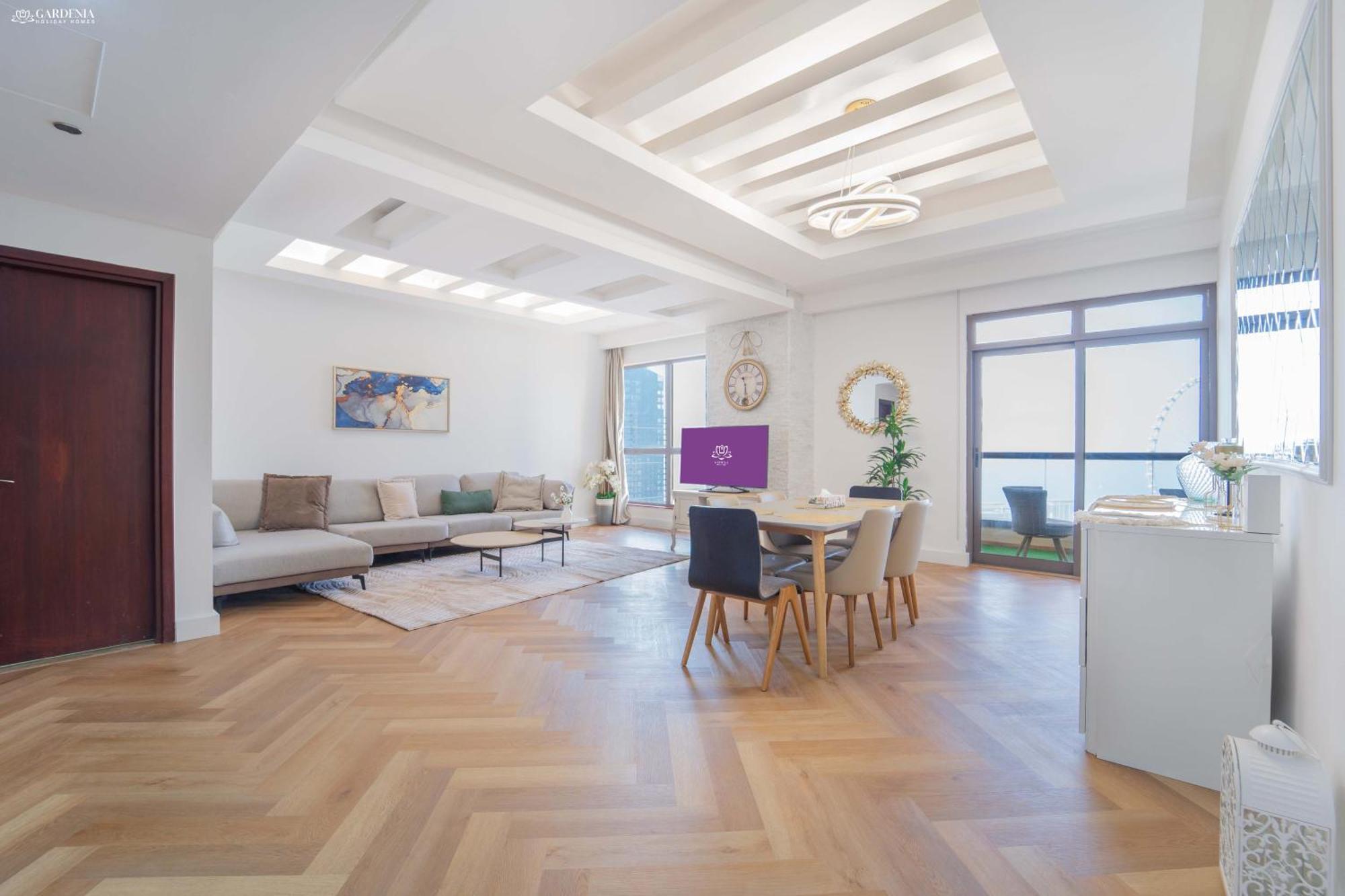 Jbr Amwaj 4 , Upgraded Sea And Ain Dubai Views, 2M Walk To Beach By Gardenia Suitse Buitenkant foto