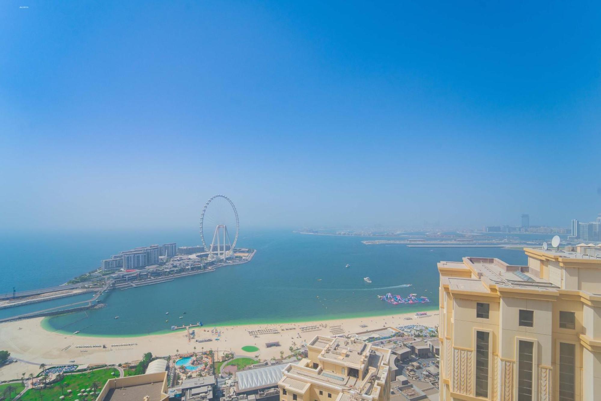 Jbr Amwaj 4 , Upgraded Sea And Ain Dubai Views, 2M Walk To Beach By Gardenia Suitse Buitenkant foto